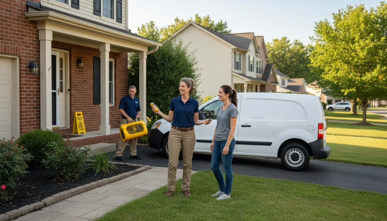 Water restoration image for Water Damage & Restoration Services in Elk City, KS